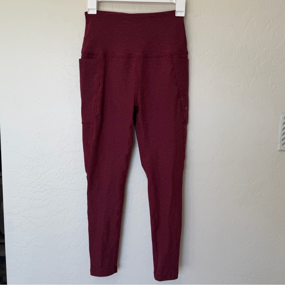 Beyond Yoga Plum High-Rise Leggings